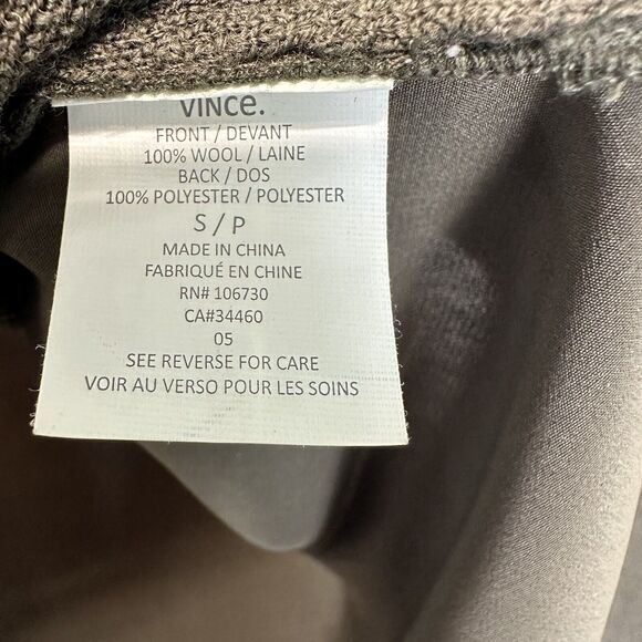 Vince Womens Long Sleeve Scoop Neck Sweatshirt Green 100% Wool Sz. Small‎ P. - Picture 8 of 10